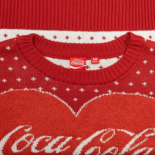 Coca Cola Heart Polar Bear Drinking Sweater - Image 9