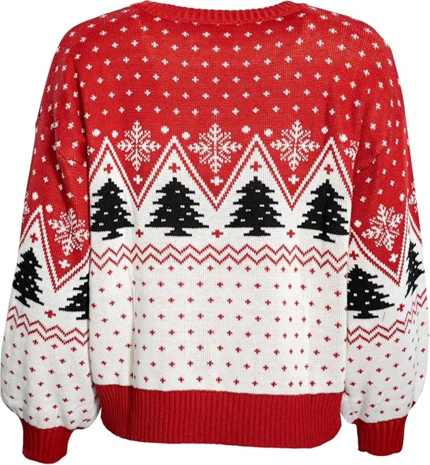 Coca Cola Heart Polar Bear Drinking Women's Ugly Christmas Sweater - Image 4