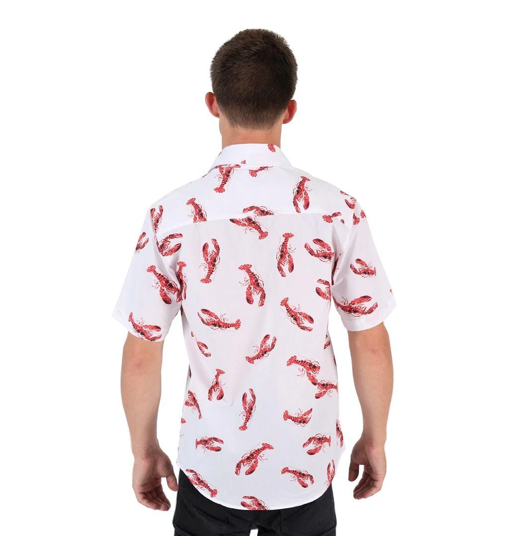 Cosmo Kramer Lobster Button-Up Shirt - Image 2