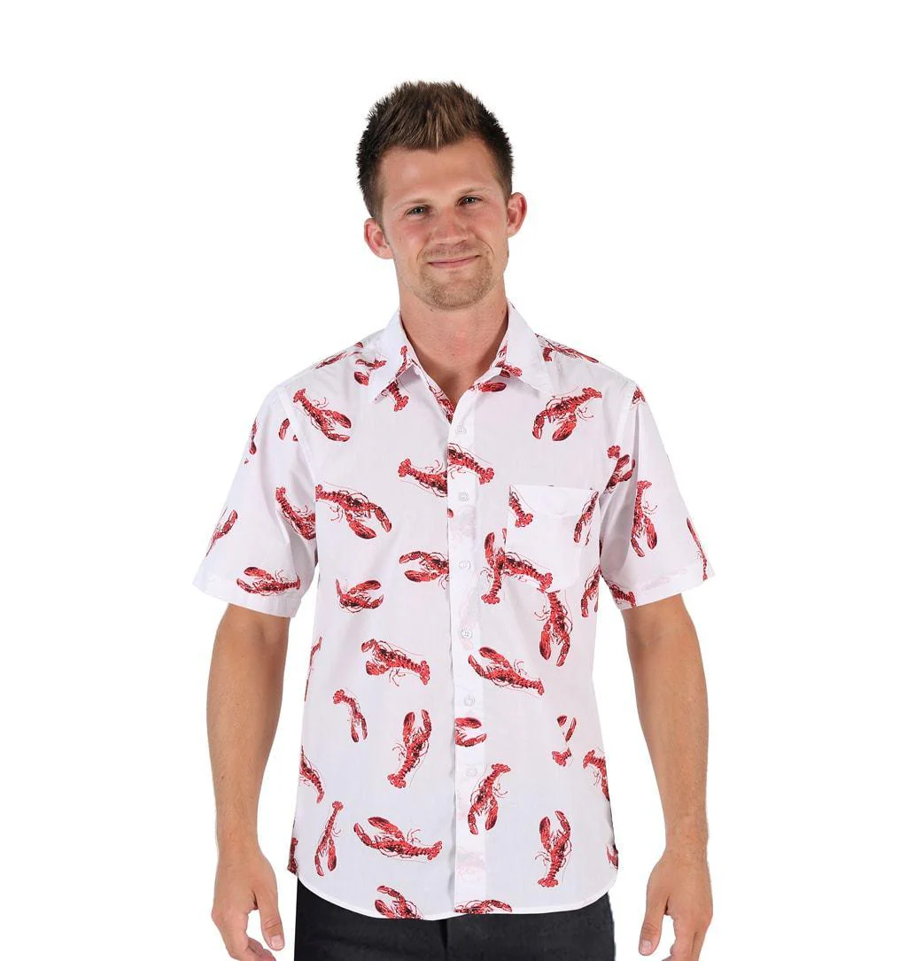 Cosmo Kramer Lobster Button-Up Shirt - Image 3