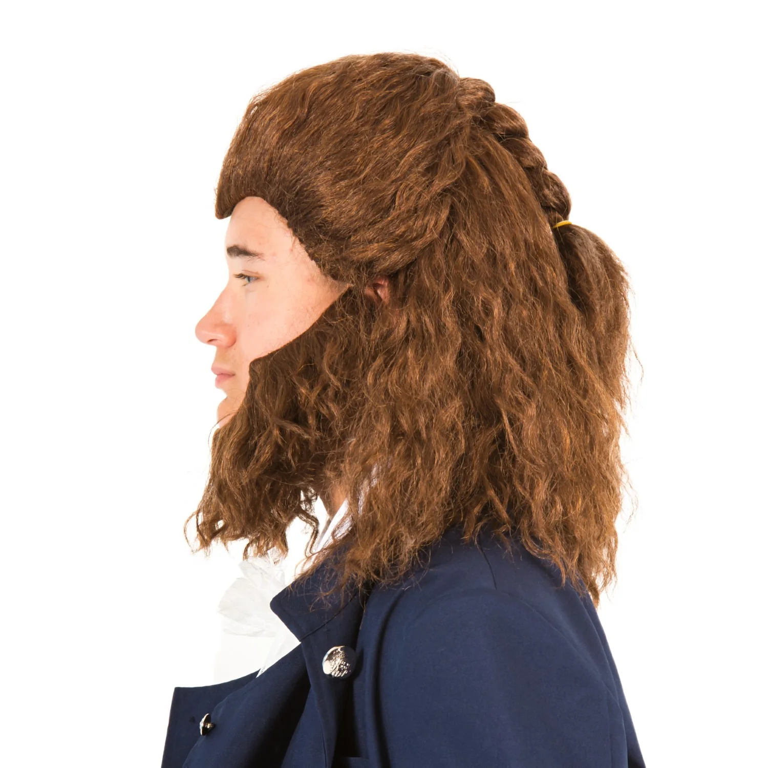 Adult Beast Movie Halloween Cosplay Costume Wig and Beard Set - Image 3