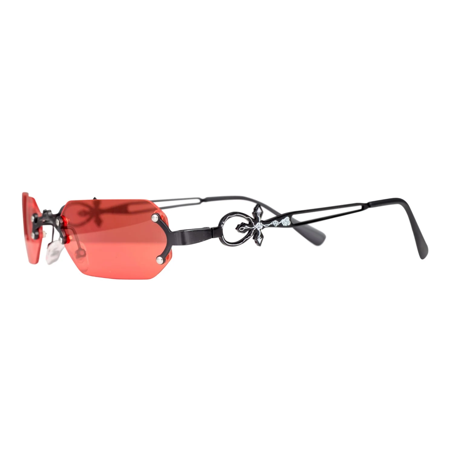 Adult Halloween Accessory Gothic Vampire Glasses - Image 2