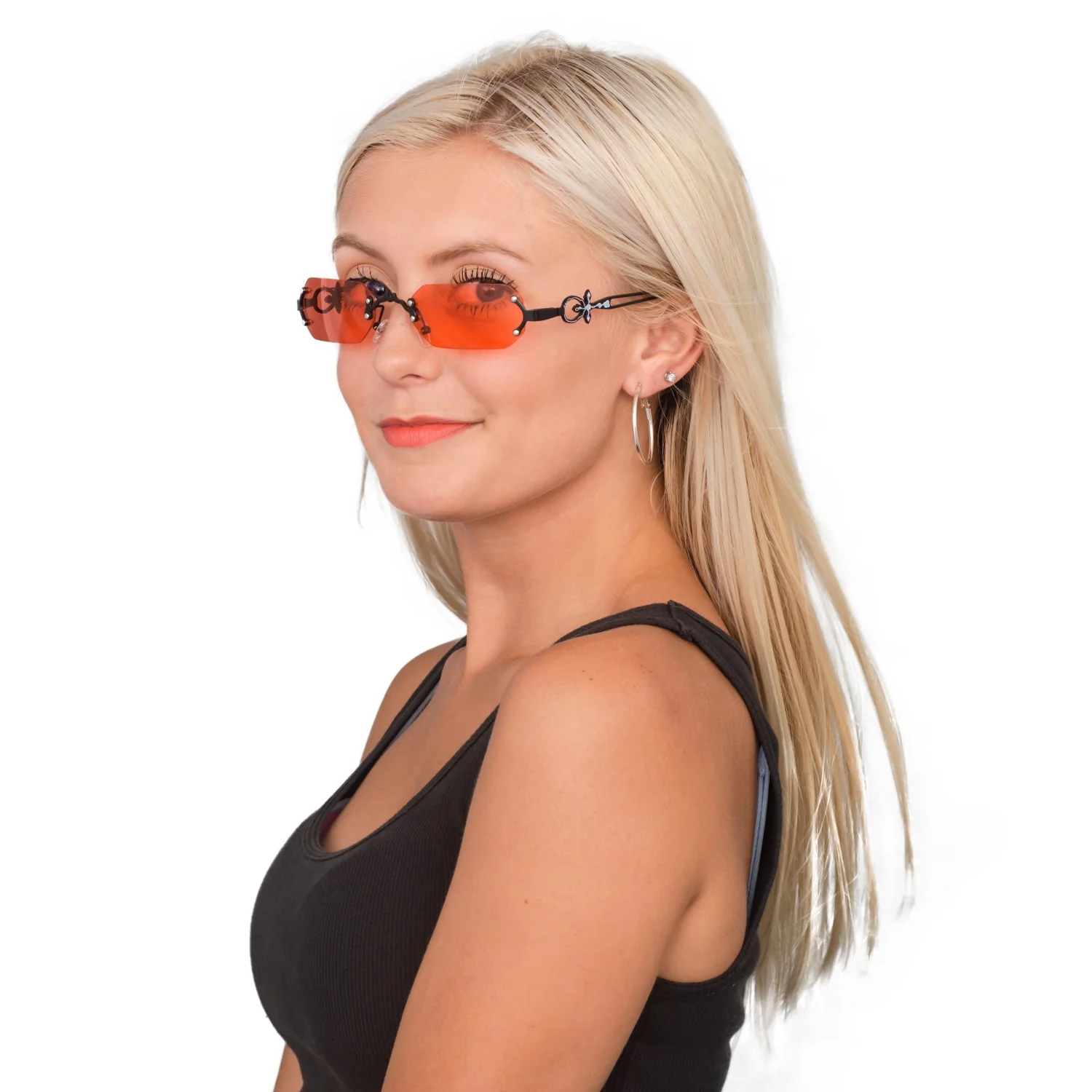 Adult Halloween Accessory Gothic Vampire Glasses - Image 7