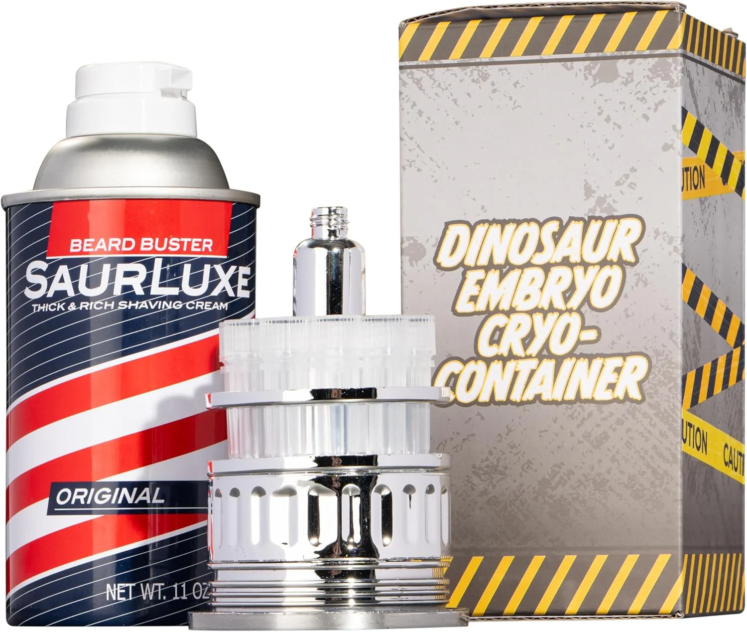 Costume Agent Dinosaur Park Embryo Cryo-Container Shaving Cream Halloween Cosplay Prop