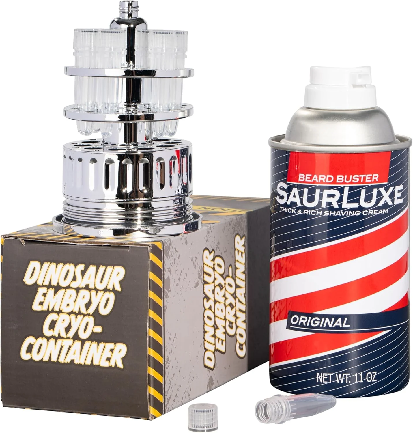 Costume Agent Dinosaur Park Embryo Cryo-Container Shaving Cream Halloween Cosplay Prop - Image 4