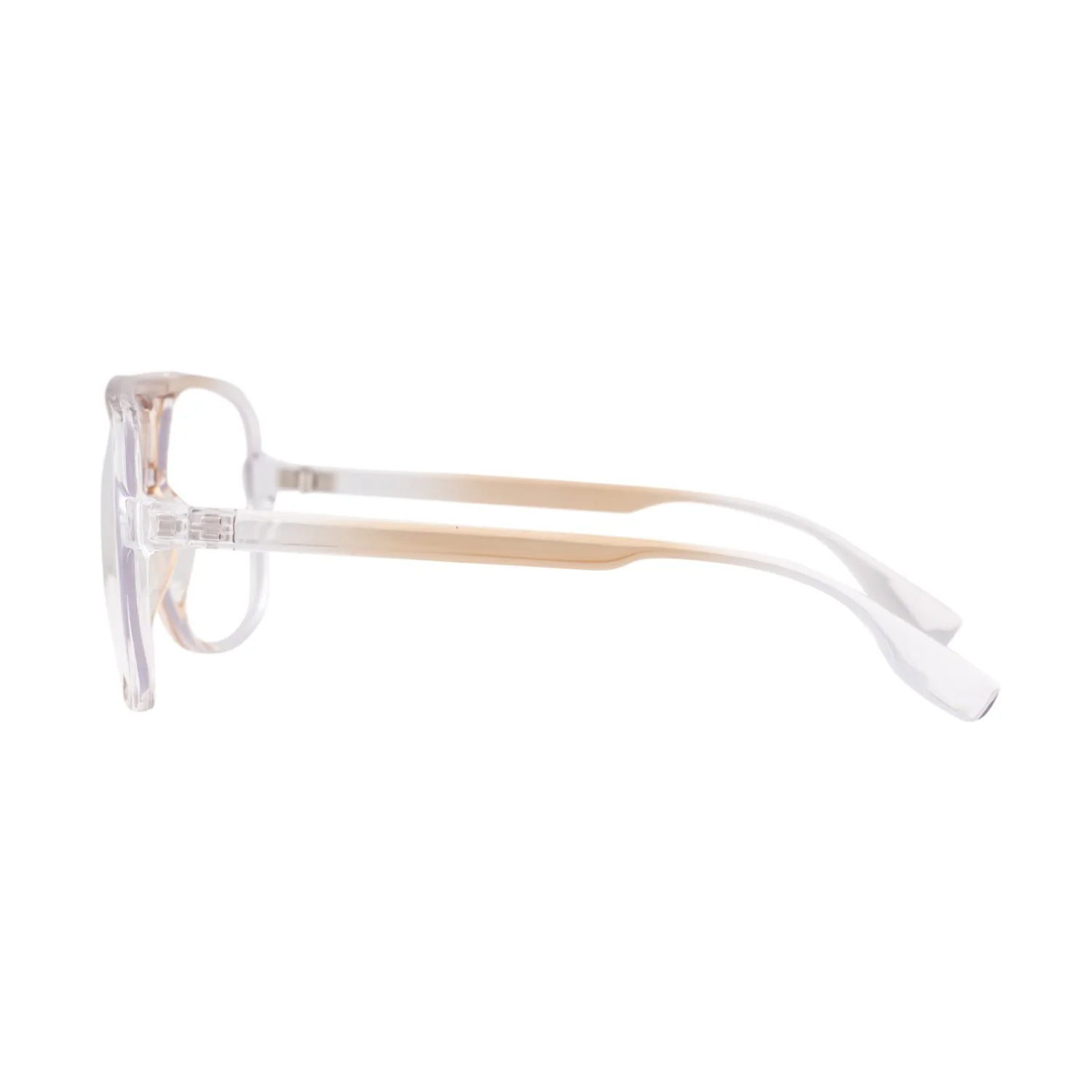 Halloween Costume Cosplay Gold Full Rim Aviator Kip Glasses - Image 4