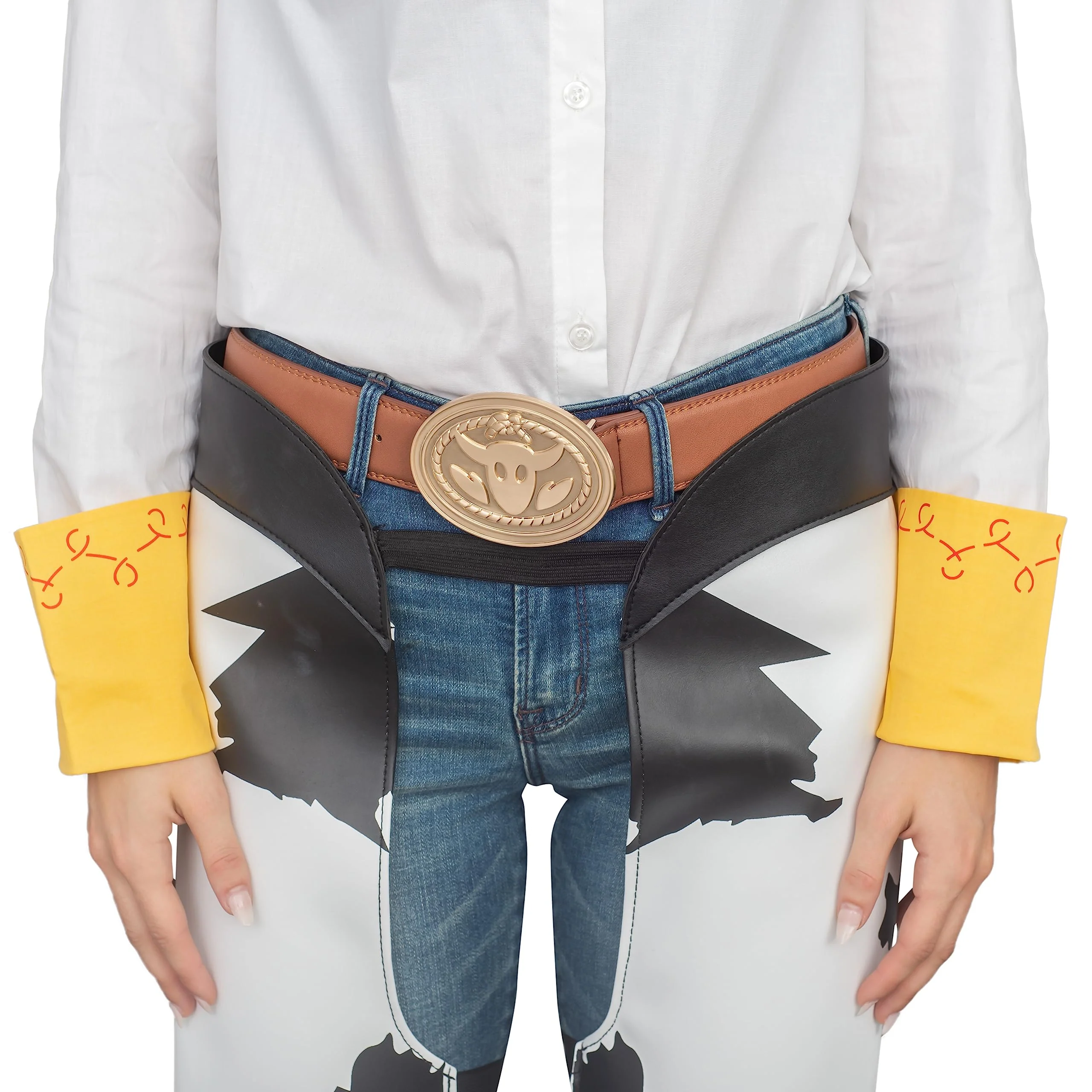 Cowgirl Jessie Movie Character Halloween Cosplay Costume Accessory Chaps - Image 6