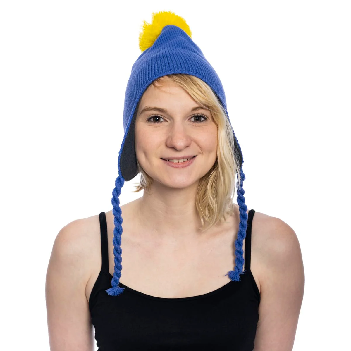 Craig Tucker's Blue and Yellow Beanie Hat for Halloween Cosplay fun - Image 3
