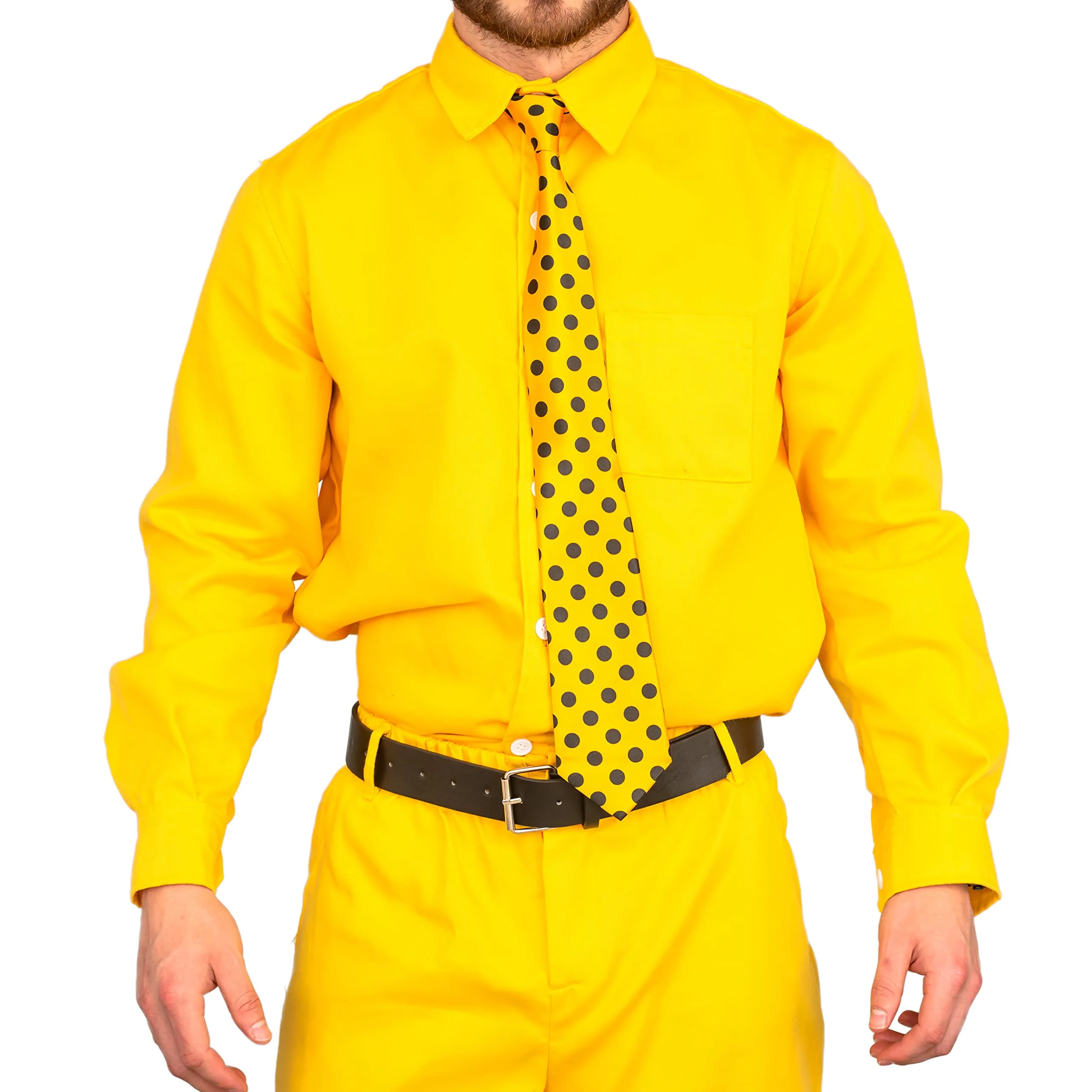 Deluxe Curious George Man In The Yellow Hat Costume Set - Image 4