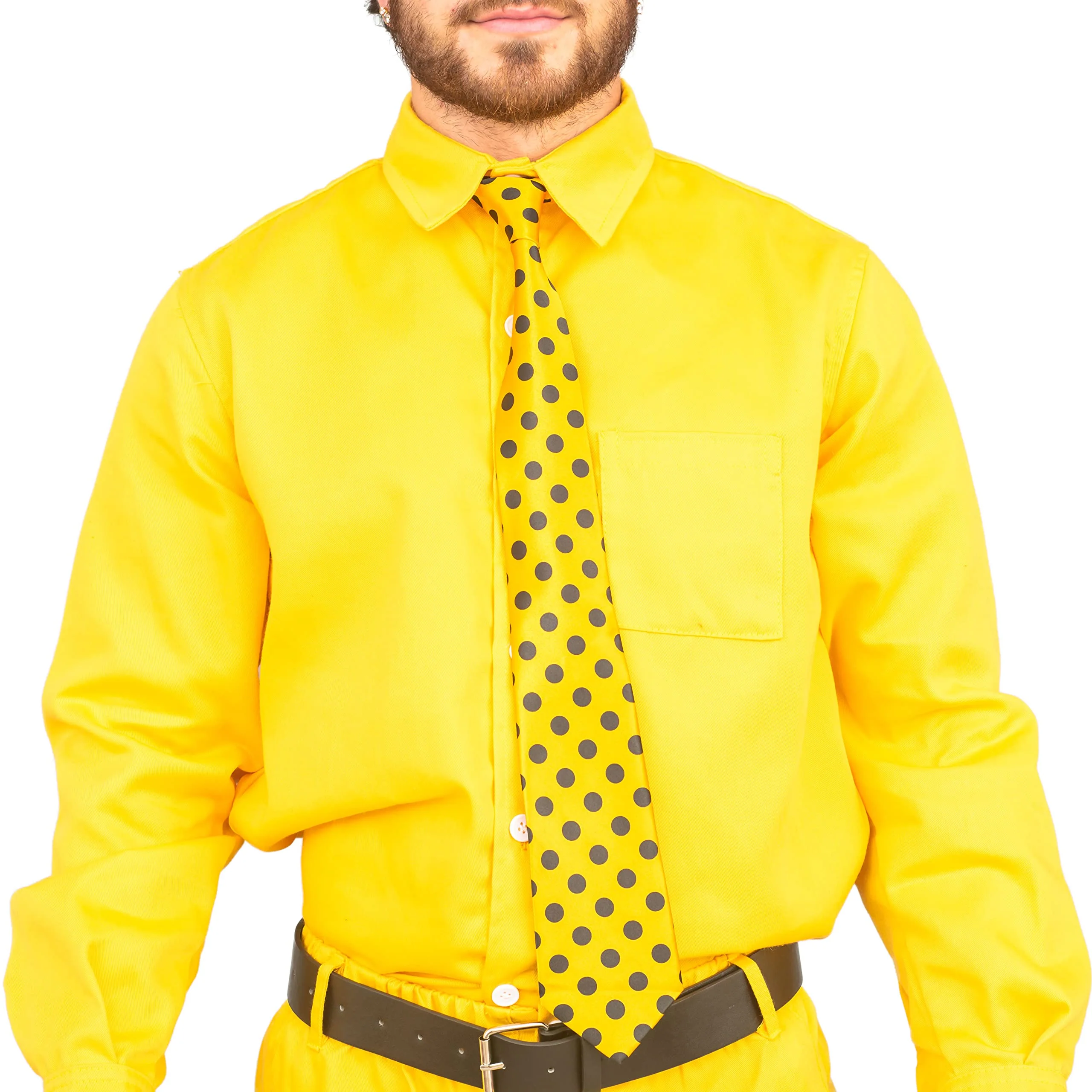 Deluxe Curious George Man In The Yellow Hat Costume Set - Image 5