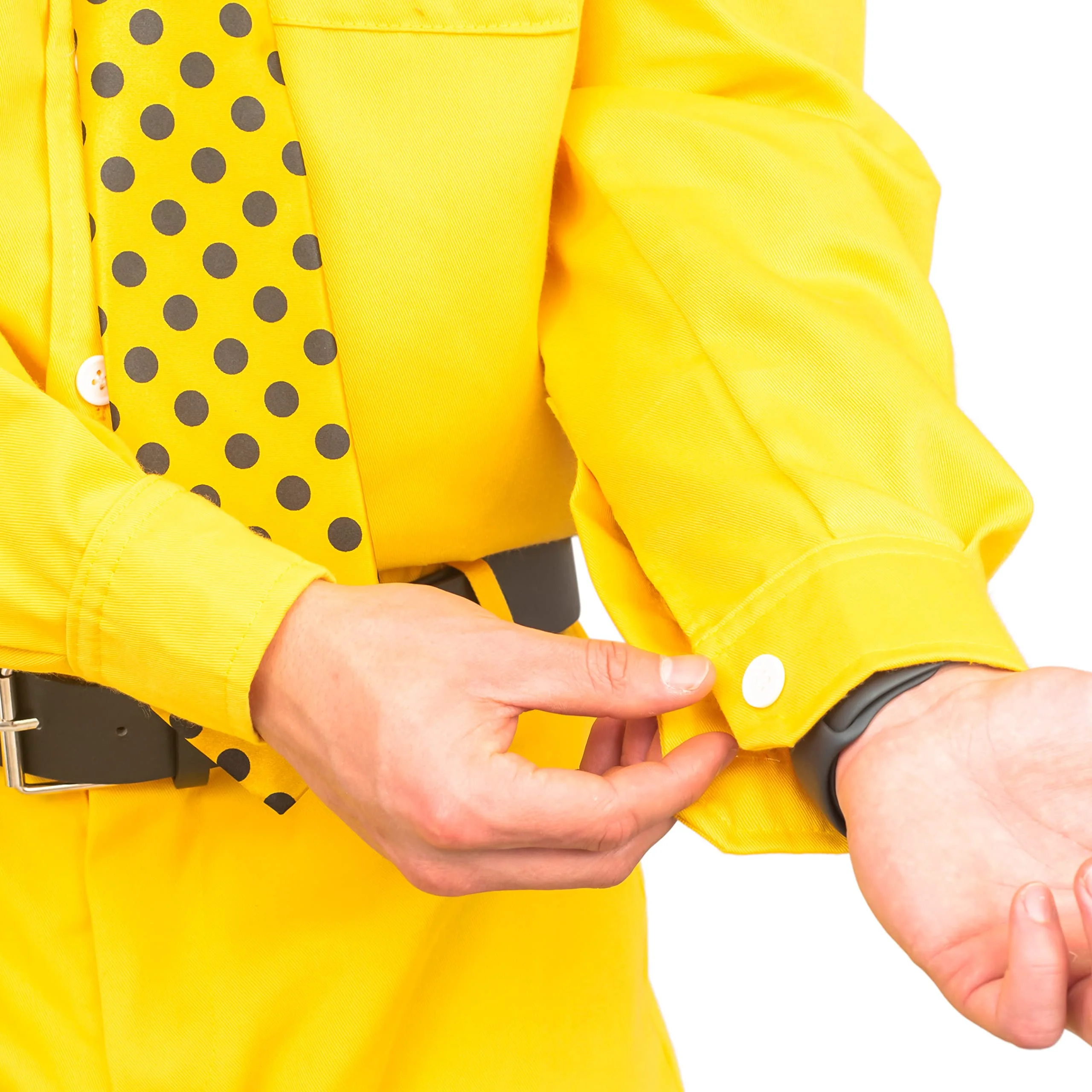 Deluxe Curious George Man In The Yellow Hat Costume Set - Image 7