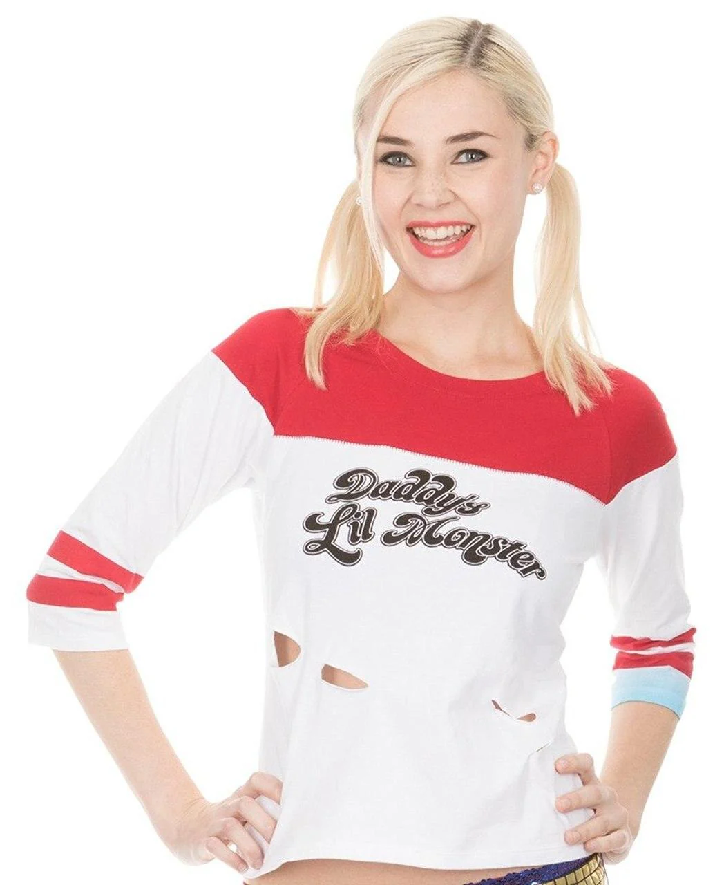 Daddy's Little Monster Raglan T-shirt