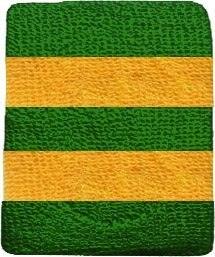 Dale Green & Gold Terry Halloween Cosplay Costume Wristband (1 Wristband)