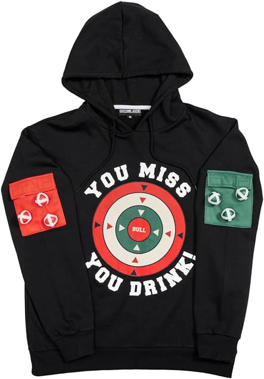 Dart Board Game You Miss You Drink Hoodie - Image 5