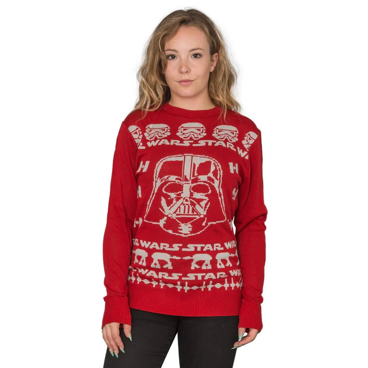Darth Vader Adult Red Sweater