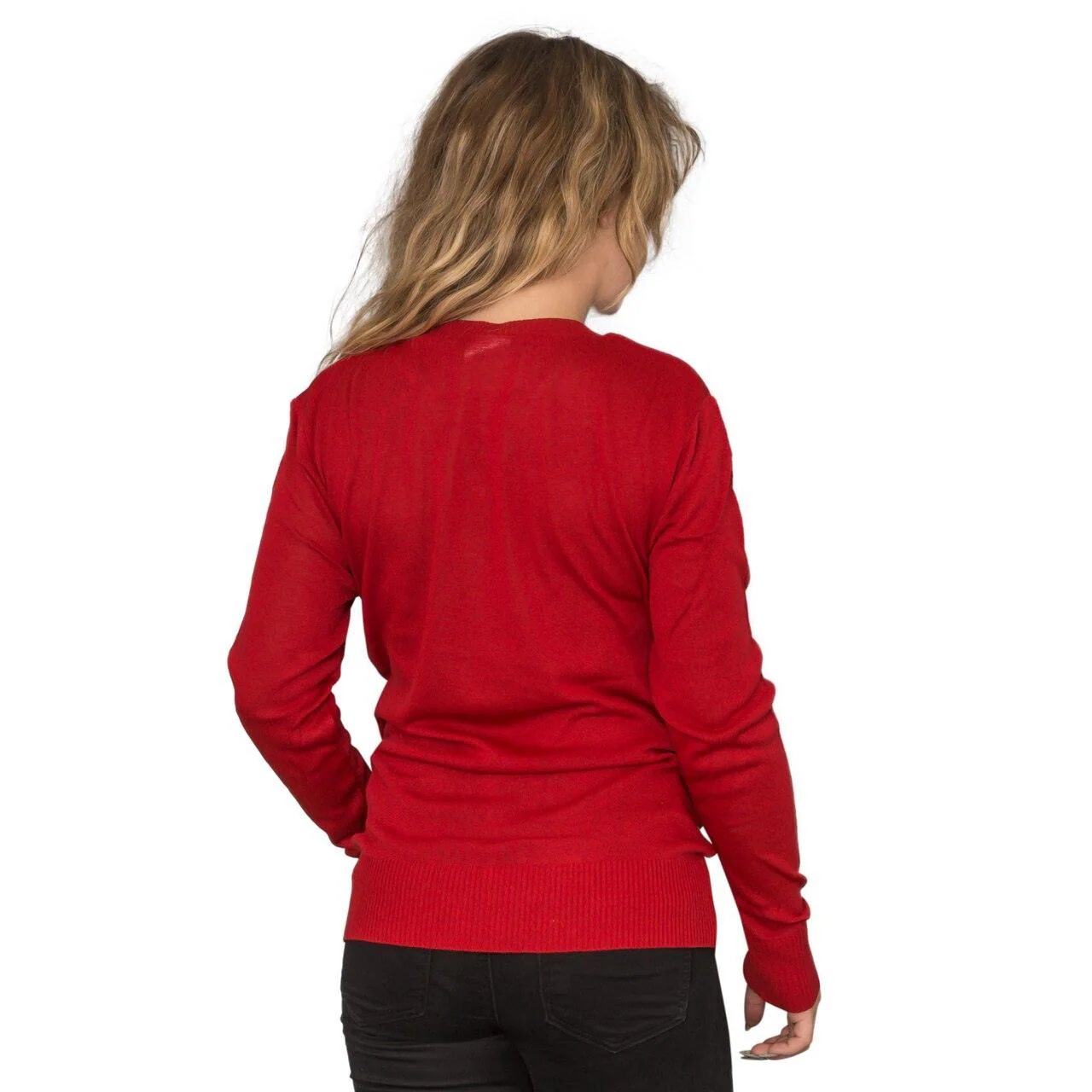 Darth Vader Adult Red Sweater - Image 3