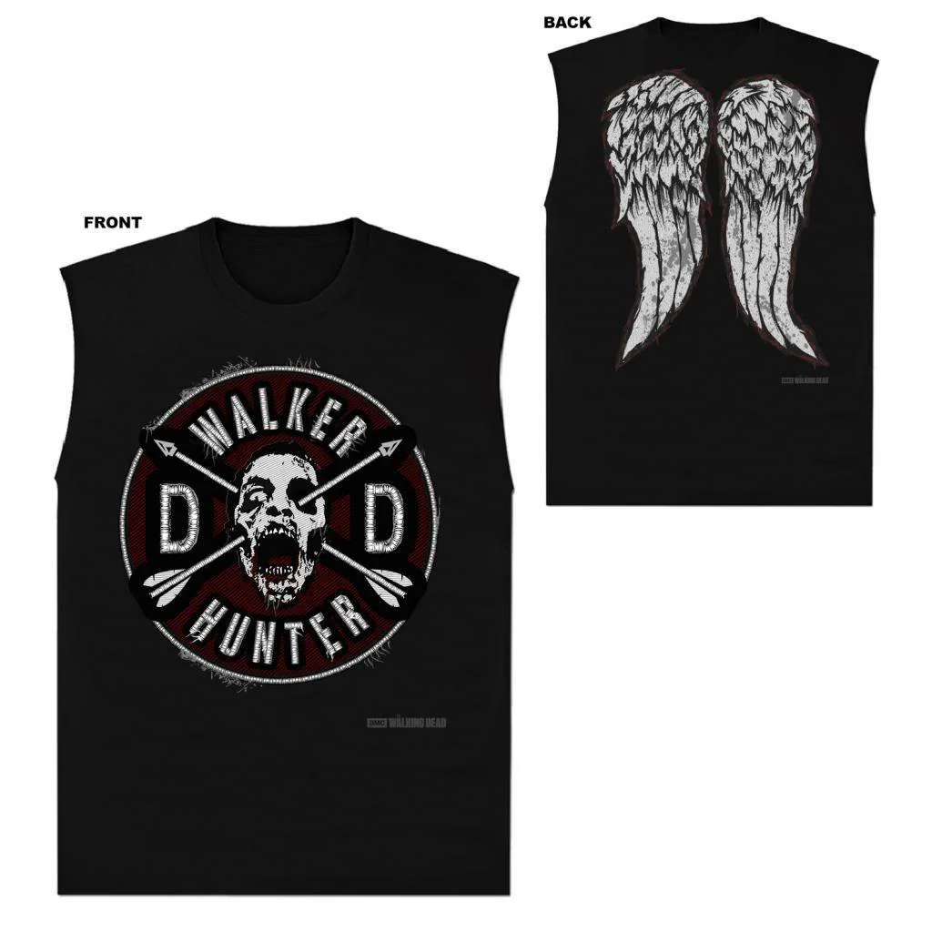 Daryl Walker Hunter Patch & Wings Muscle Tank