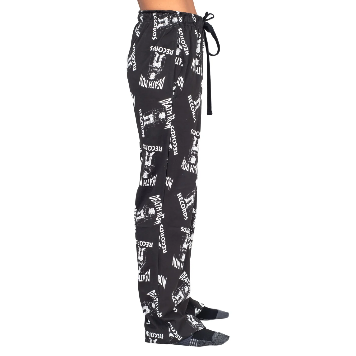 Deathrow Records Logo Toss Adult Sleep Lounge Pants - Image 7