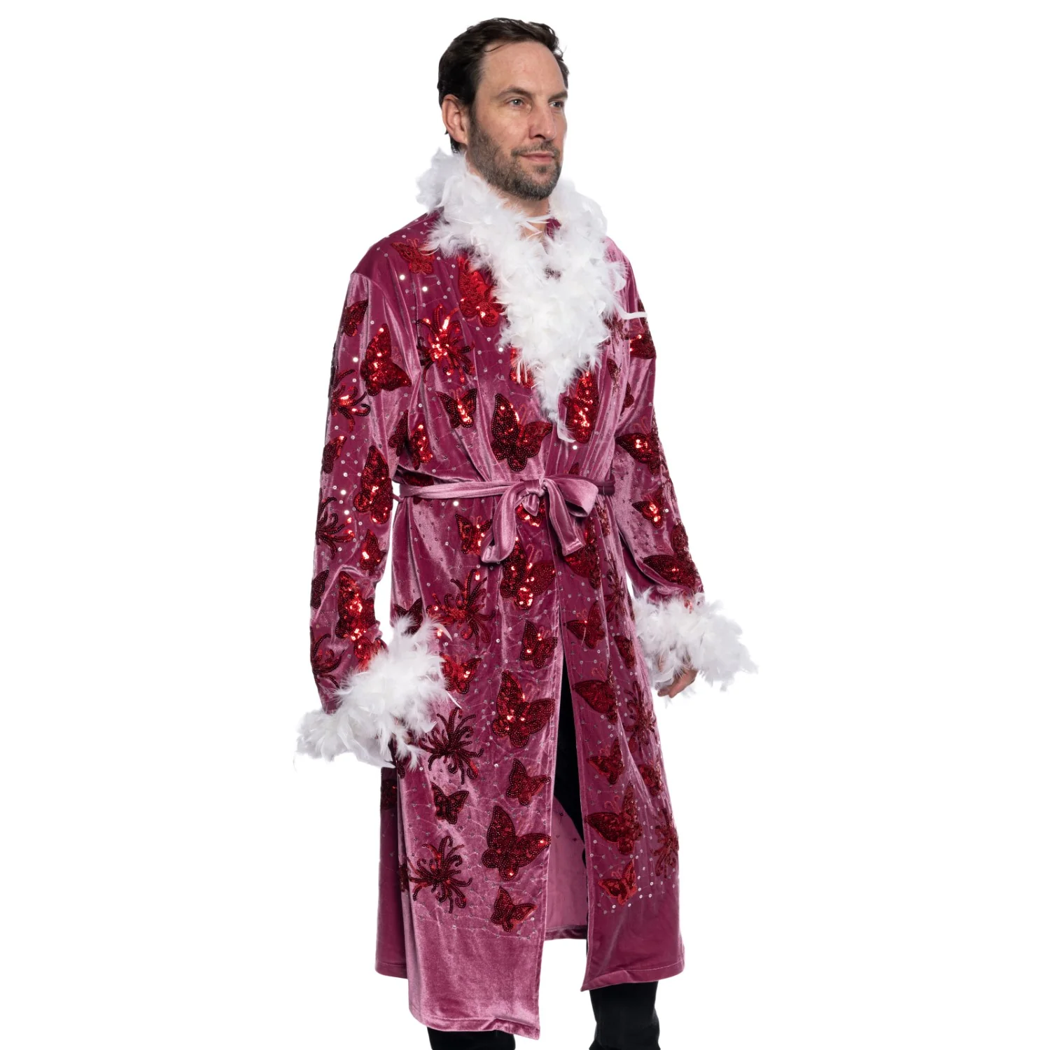 Deluxe Wrestling Nature Boy Halloween Cosplay Costume Robe - Image 2