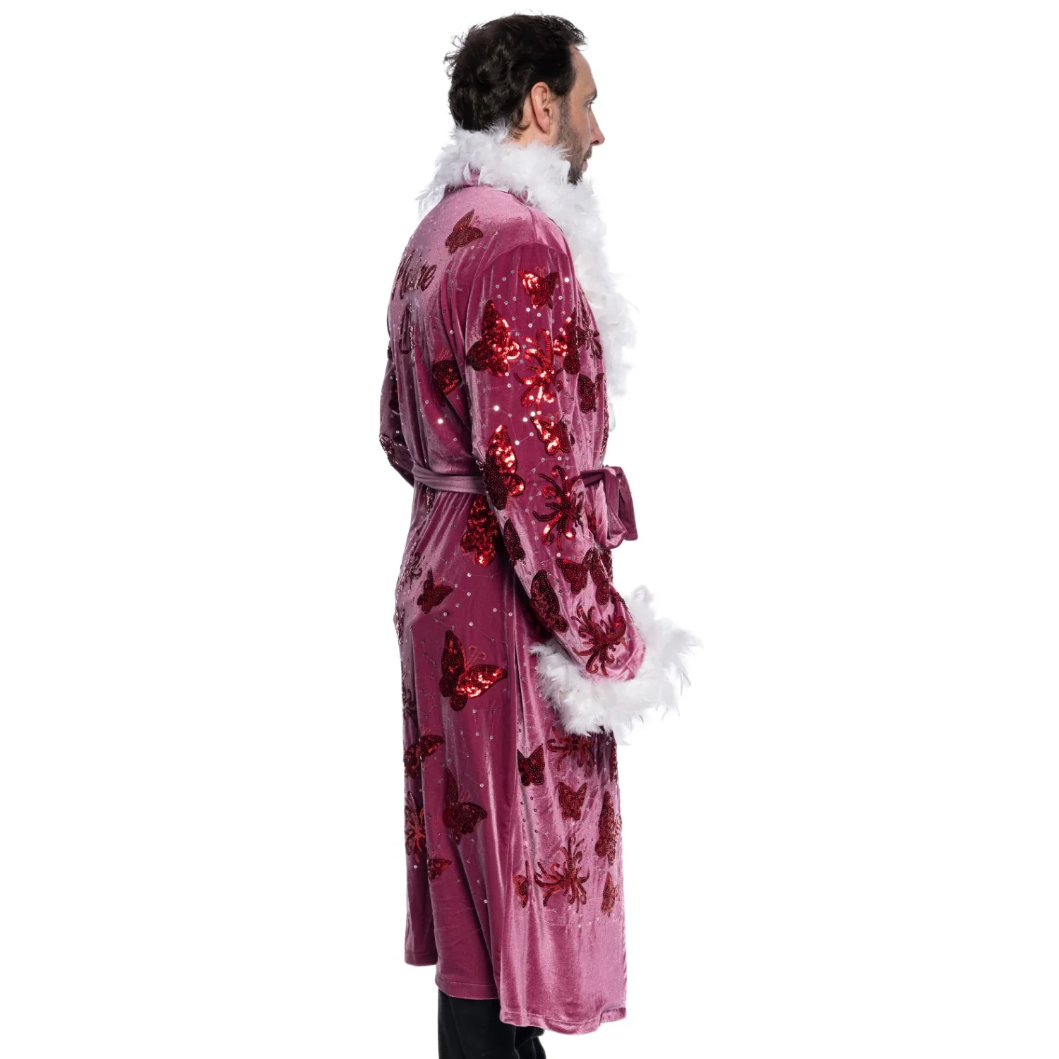 Deluxe Wrestling Nature Boy Halloween Cosplay Costume Robe - Image 4