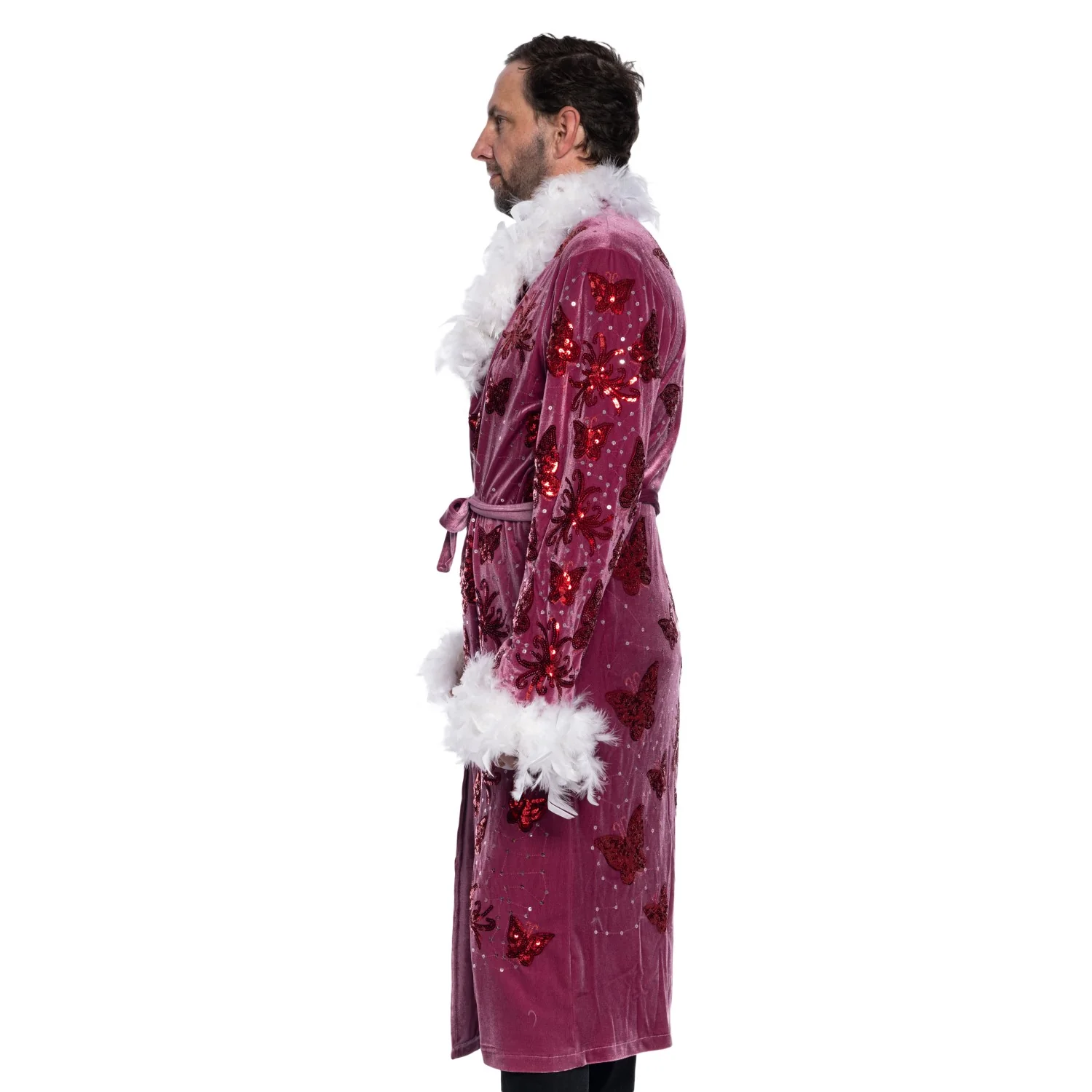 Deluxe Wrestling Nature Boy Halloween Cosplay Costume Robe - Image 5