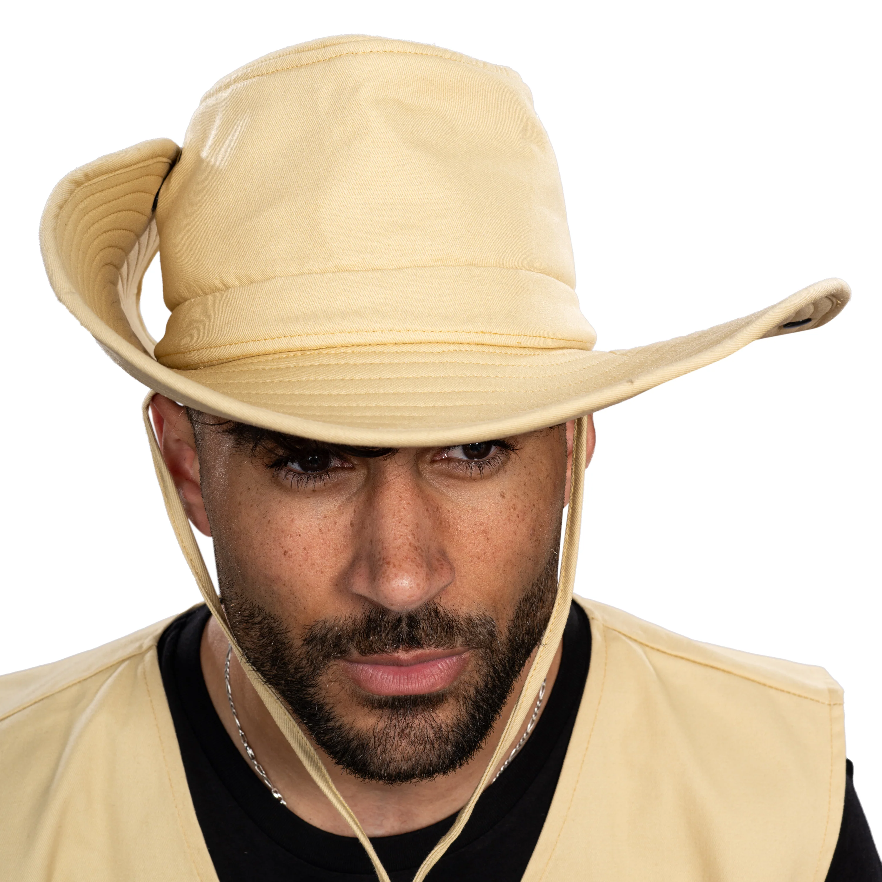Dinosaur Park Ranger Jurassic Vest and Hat Halloween Costume Cosplay Set - Image 5