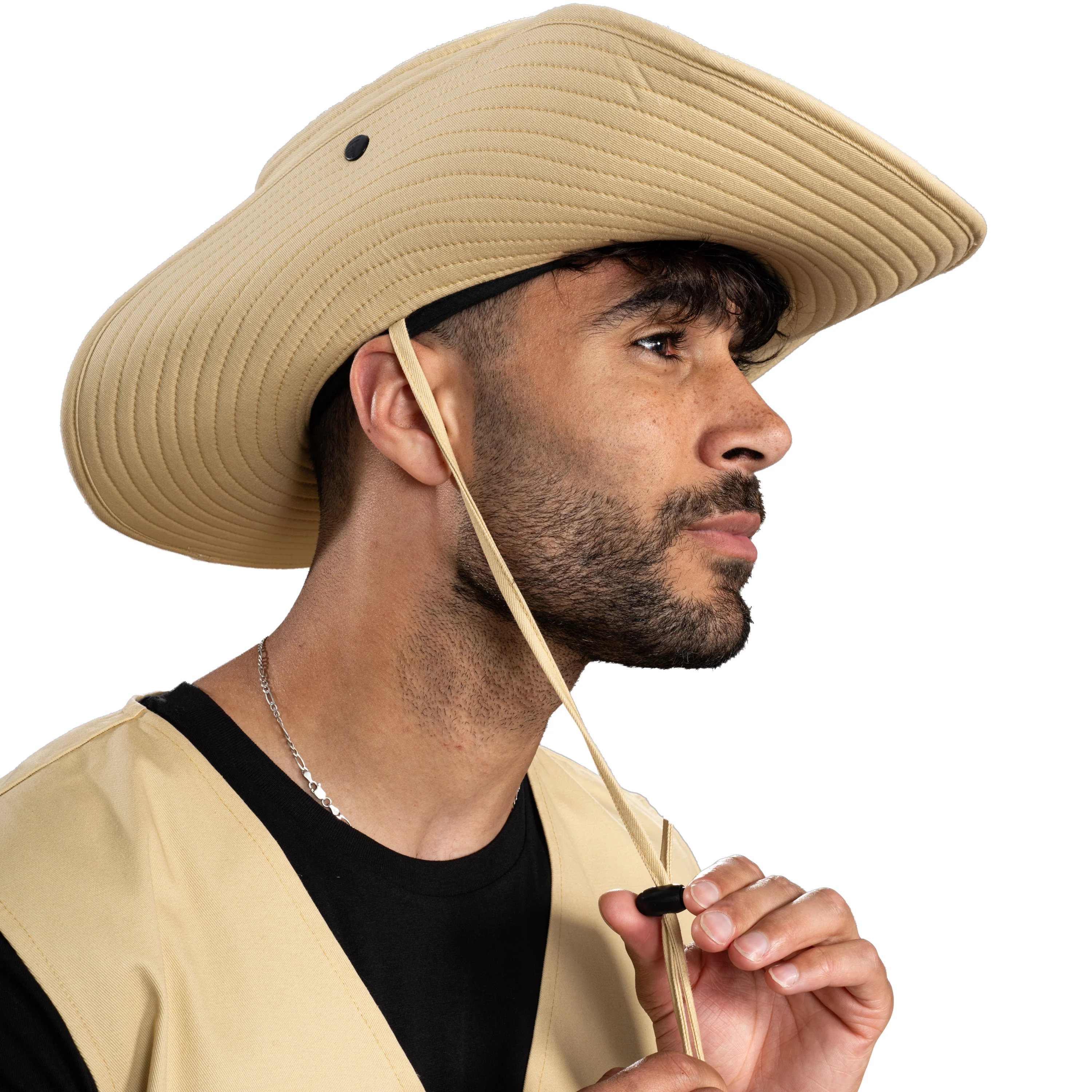 Dinosaur Park Ranger Jurassic Vest and Hat Halloween Costume Cosplay Set - Image 6