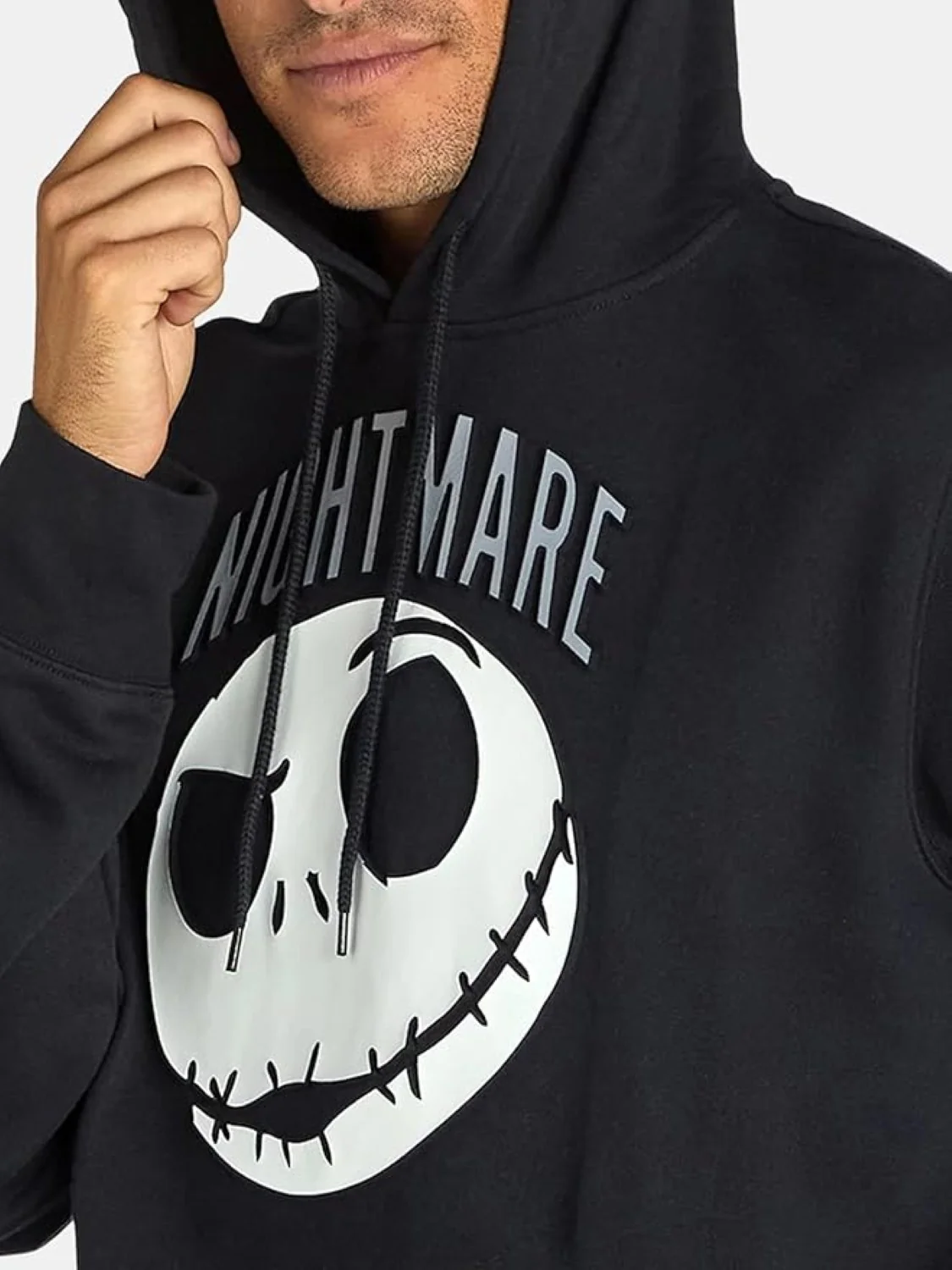 Disney The Nightmare Before Christmas NBC Hoodie Men's Jack Sweatshirt - Image 5