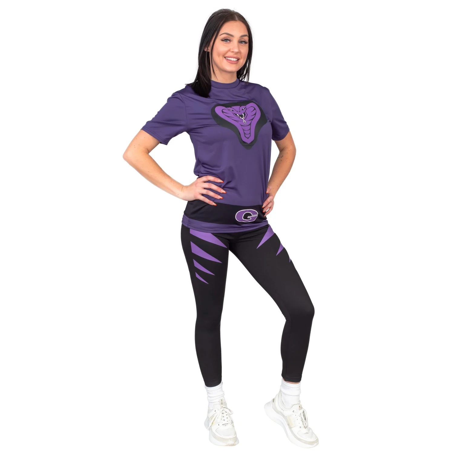 Dodgeball Purple Cobras Adult Costume Set - Image 5
