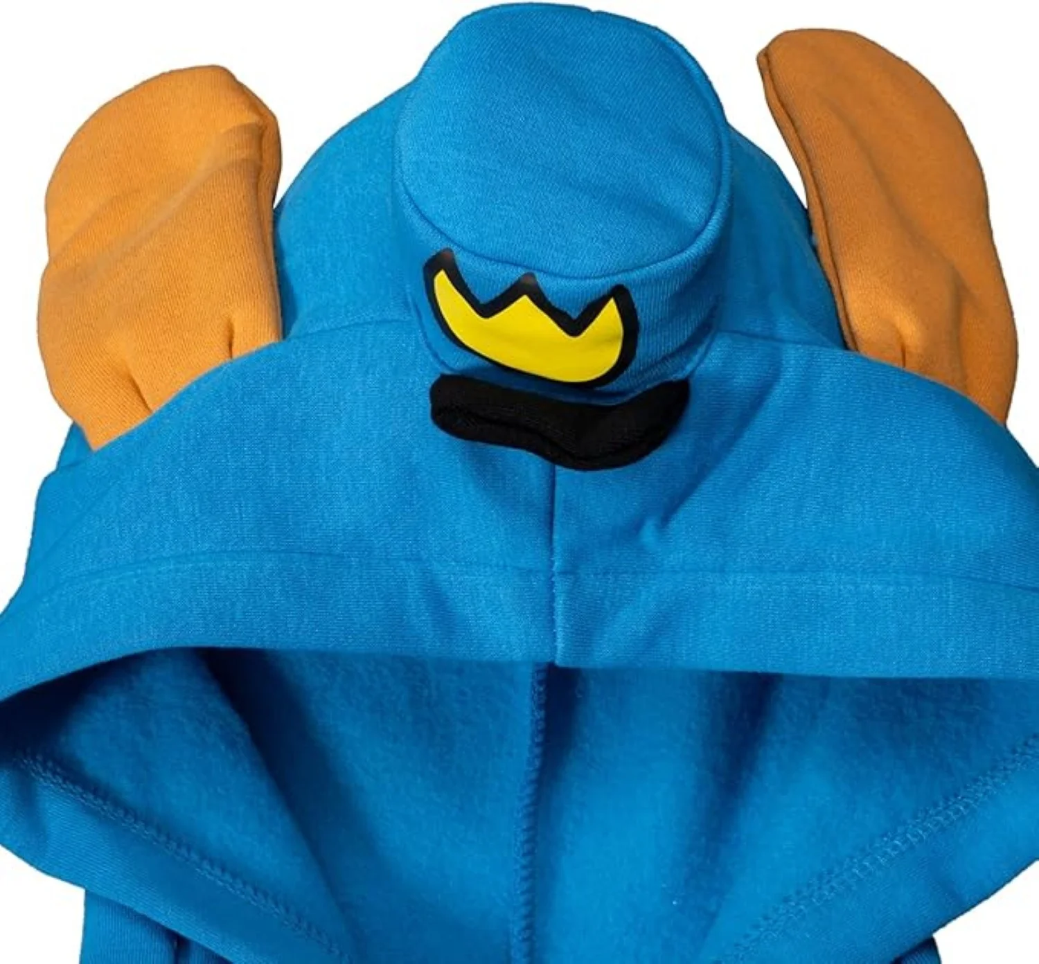 Dog Police Man Super Hero Youth Halloween Costume Hoodie with Ears and Attached Hat Kids Cosplay Zip Up Jacket - Image 5