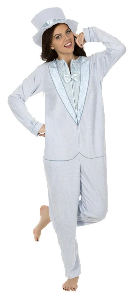 Dumb and Dumber Tuxedo One Piece Pajama with Top Hat - Image 3