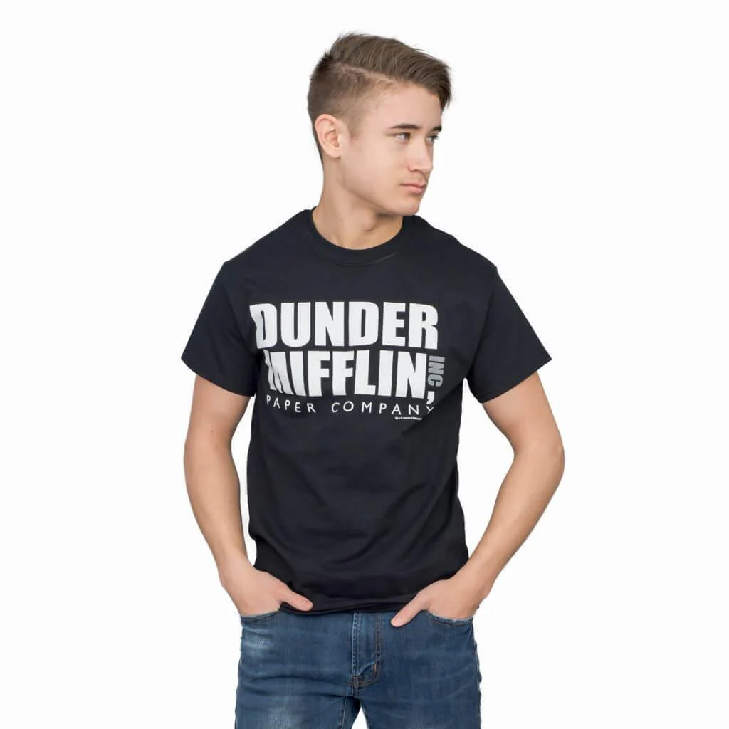 Dunder Mifflin INC Paper Company Logo T-shirt - Image 2