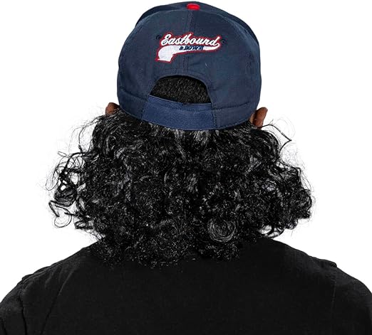 Eastbound Baseball Player 55 Powers Hat and Wig Set - Image 2