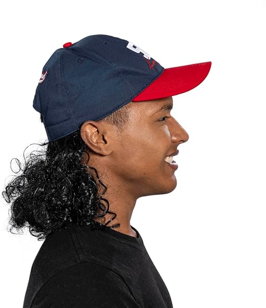 Eastbound Baseball Player 55 Powers Hat and Wig Set - Image 3