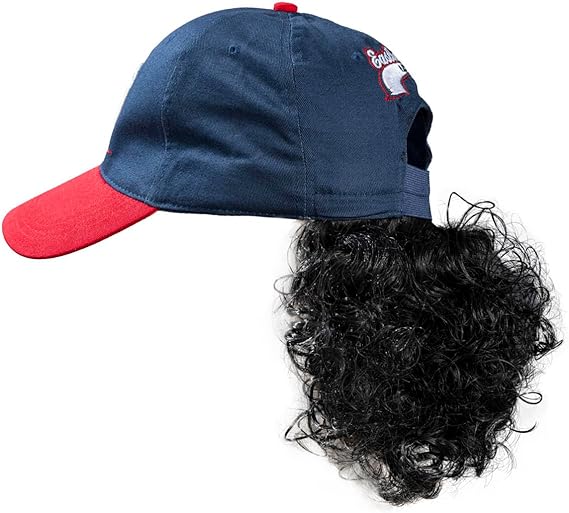 Eastbound Baseball Player 55 Powers Hat and Wig Set - Image 4