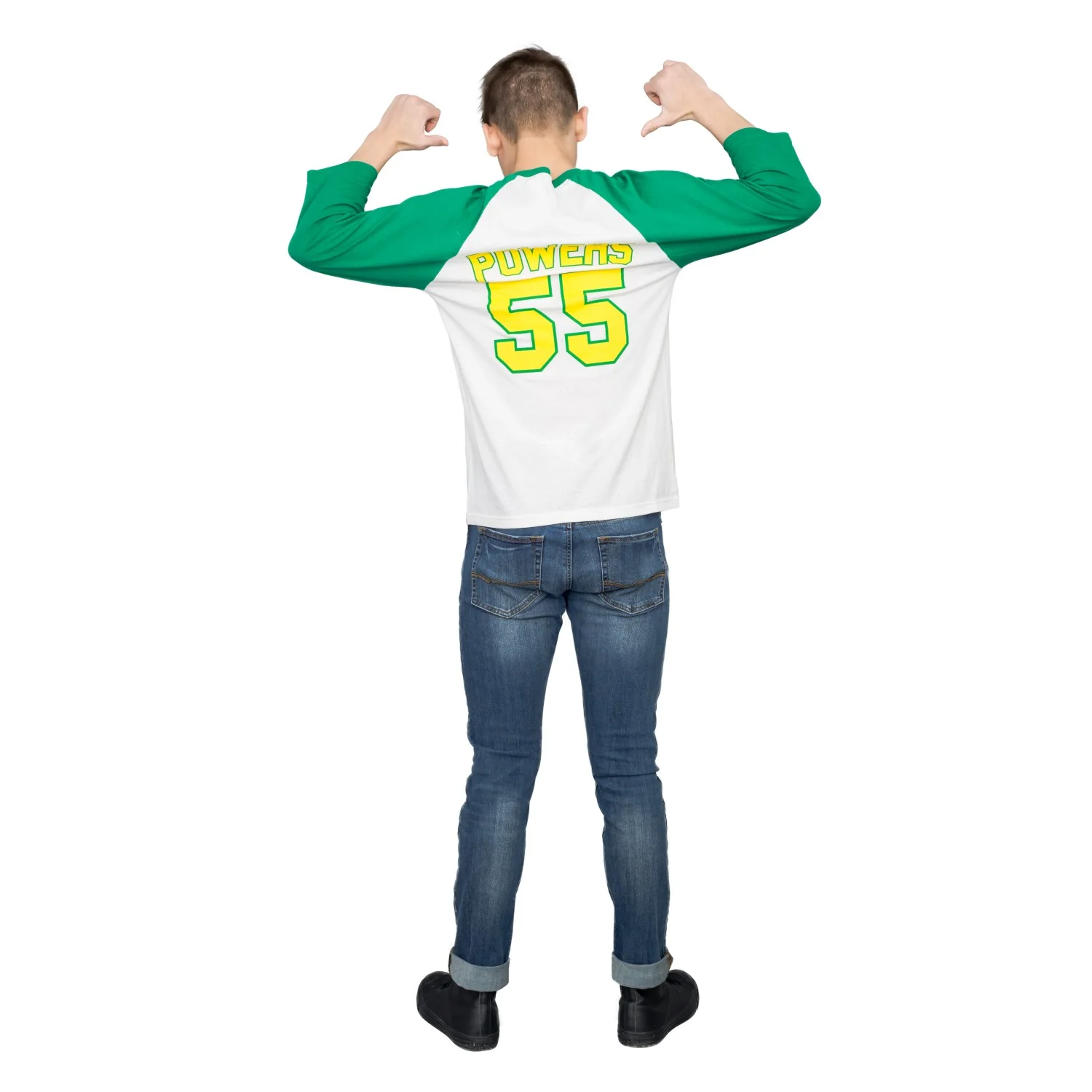 Eastbound & Down Logo #55 Baseball Unisex Raglan Halloween Cosplay Costume Shirt - Image 2