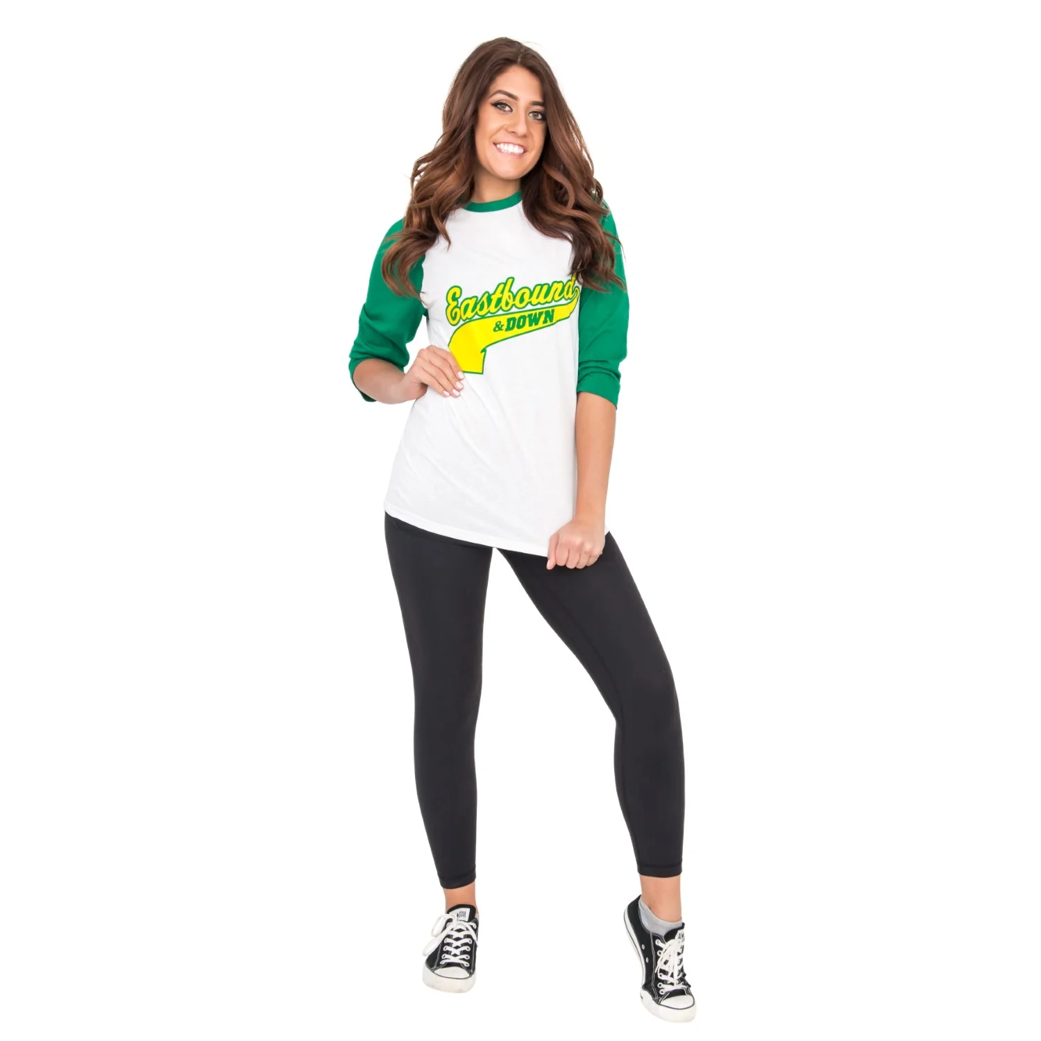 Eastbound & Down Logo #55 Baseball Unisex Raglan Halloween Cosplay Costume Shirt - Image 3