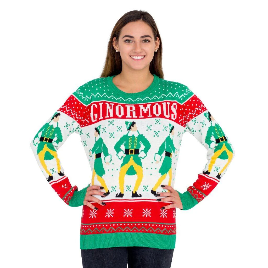 Elf Ginormous Ugly Christmas Sweater - Image 3