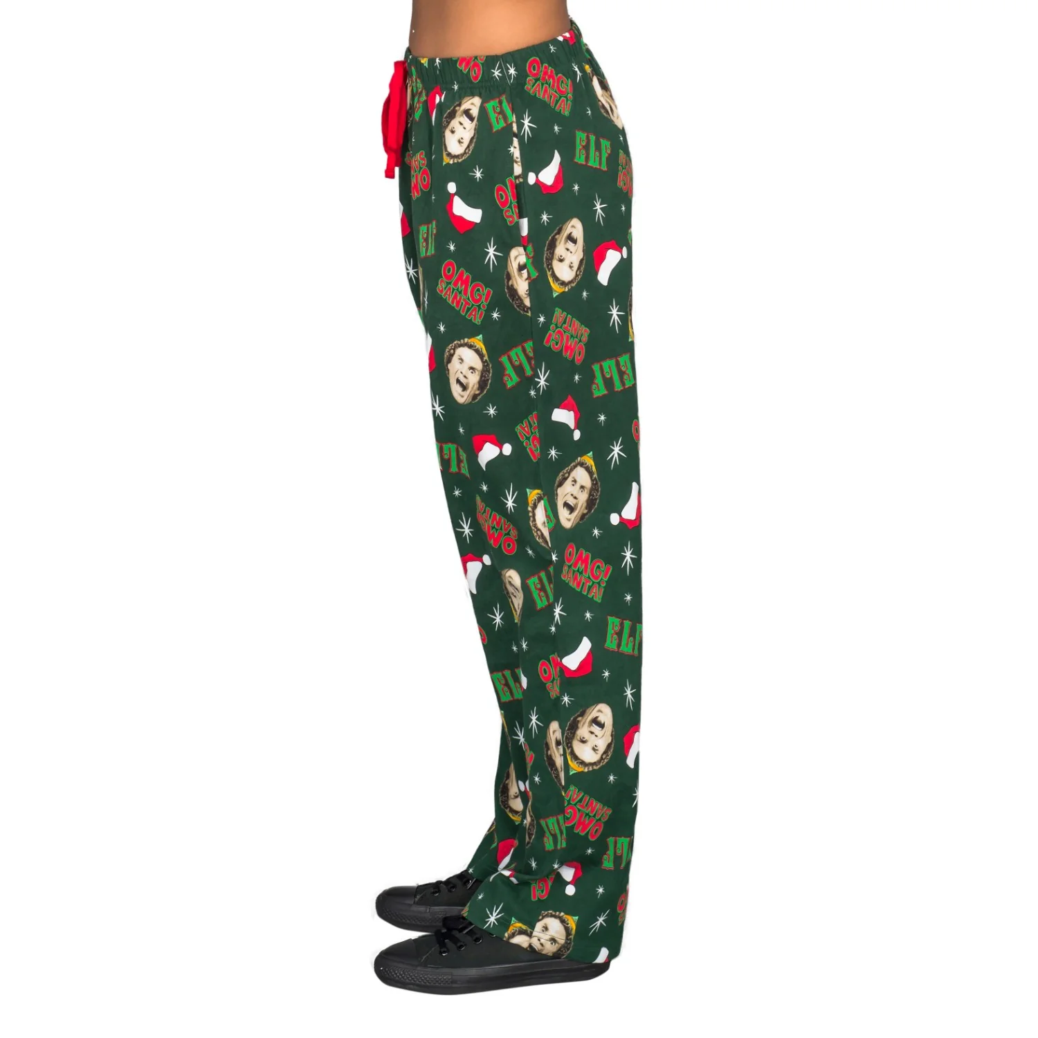 Elf OMG! Santa! Adult Pajamas Lounge Pants - Image 8