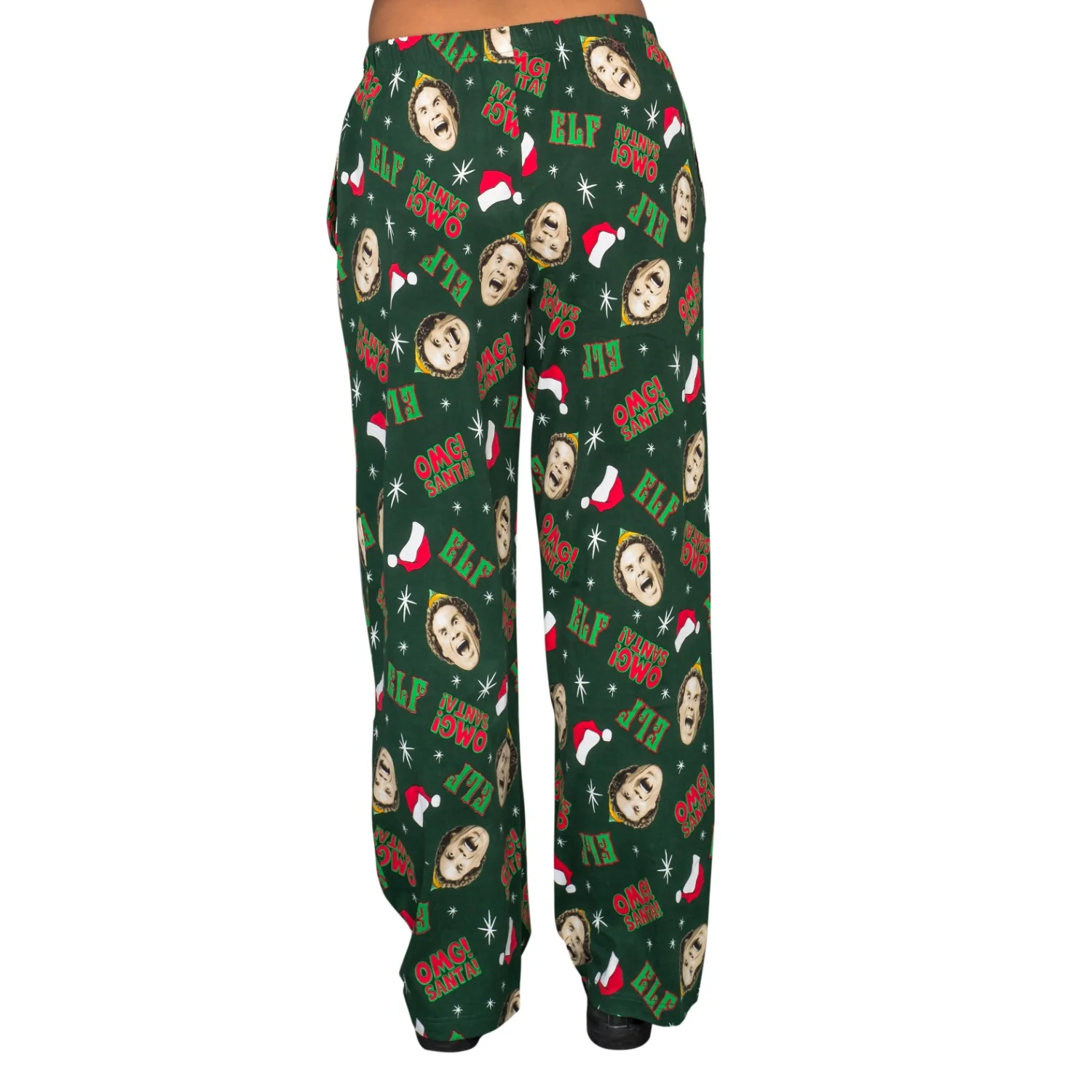 Elf OMG! Santa! Adult Pajamas Lounge Pants - Image 9