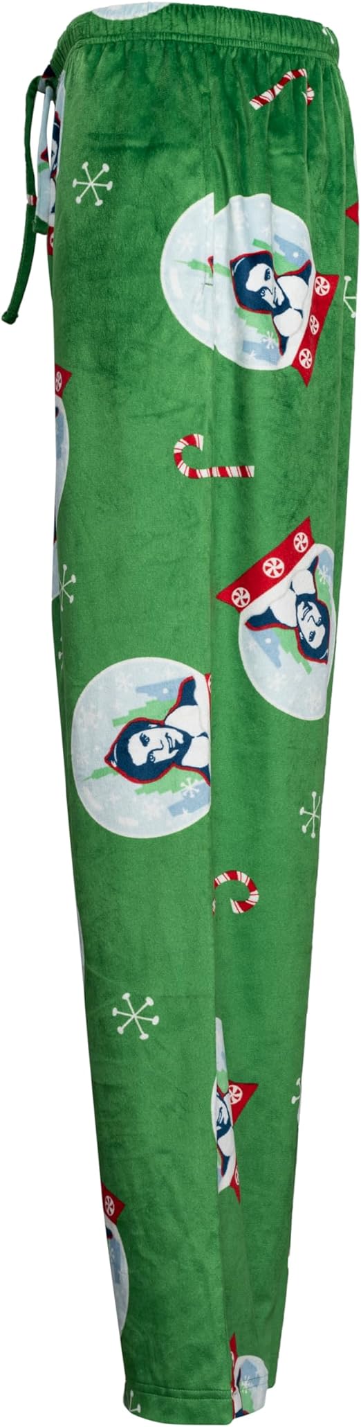 Elf Snowflakes Candy Cane Green Lounge Pants - Image 2
