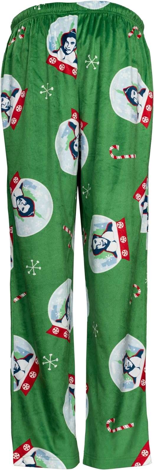 Elf Snowflakes Candy Cane Green Lounge Pants - Image 3