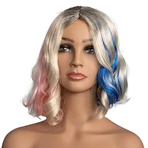 Enid The Werewolf Student Short Blonde Halloween Cosplay Costume Wig