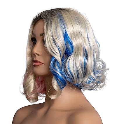 Enid The Werewolf Student Short Blonde Halloween Cosplay Costume Wig - Image 2