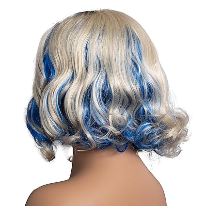 Enid The Werewolf Student Short Blonde Halloween Cosplay Costume Wig - Image 4