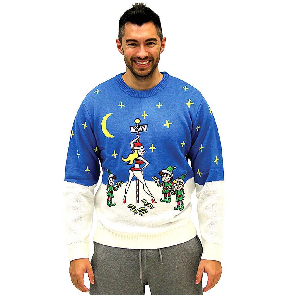 Exotic Dancer Pole Ugly Christmas Sweater - Image 2