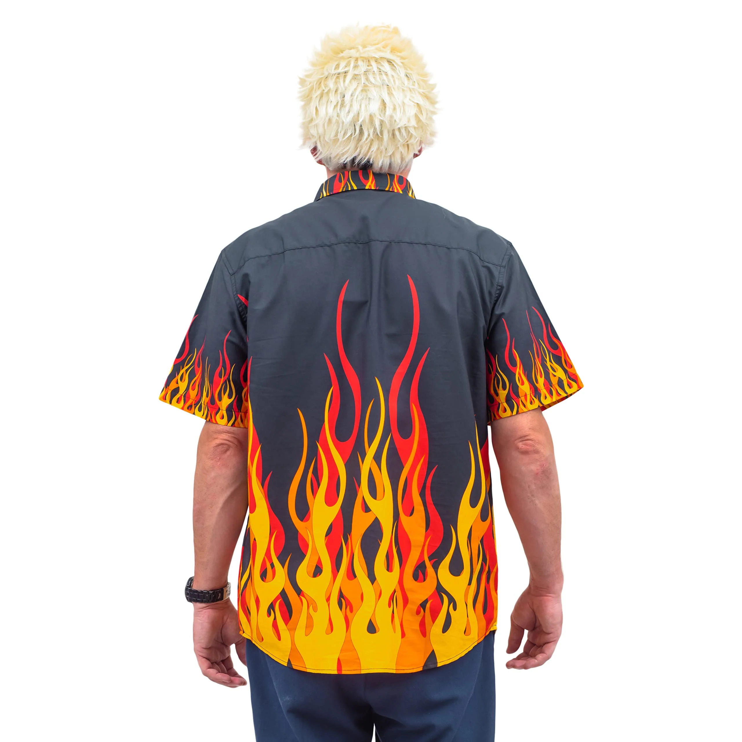 Famous TV Chef Personality "Guy" Food TV Show Deluxe Halloween Cosplay Costume Set - Image 2