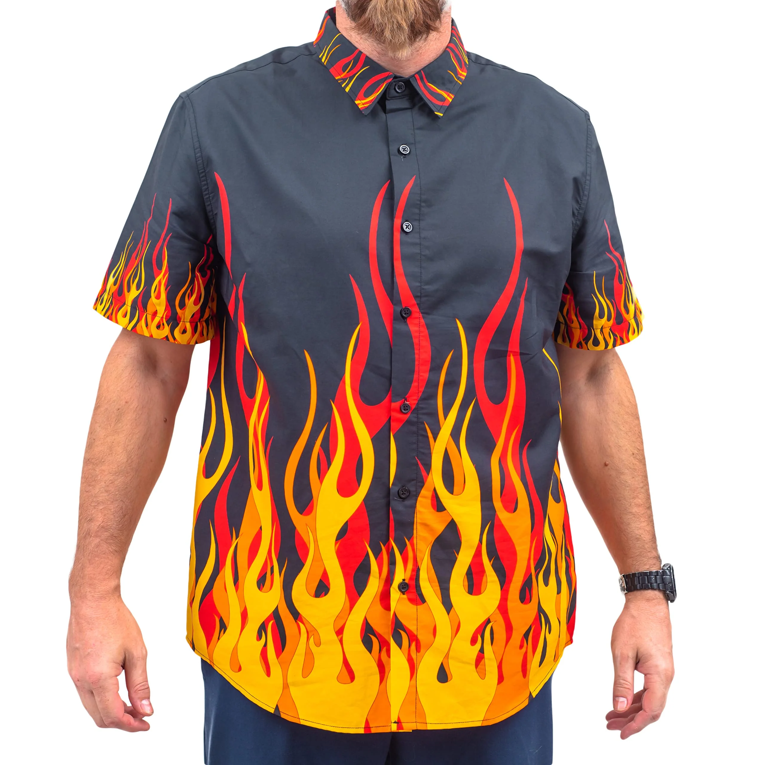 Famous TV Chef Personality "Guy" Food TV Show Deluxe Halloween Cosplay Costume Set - Image 3