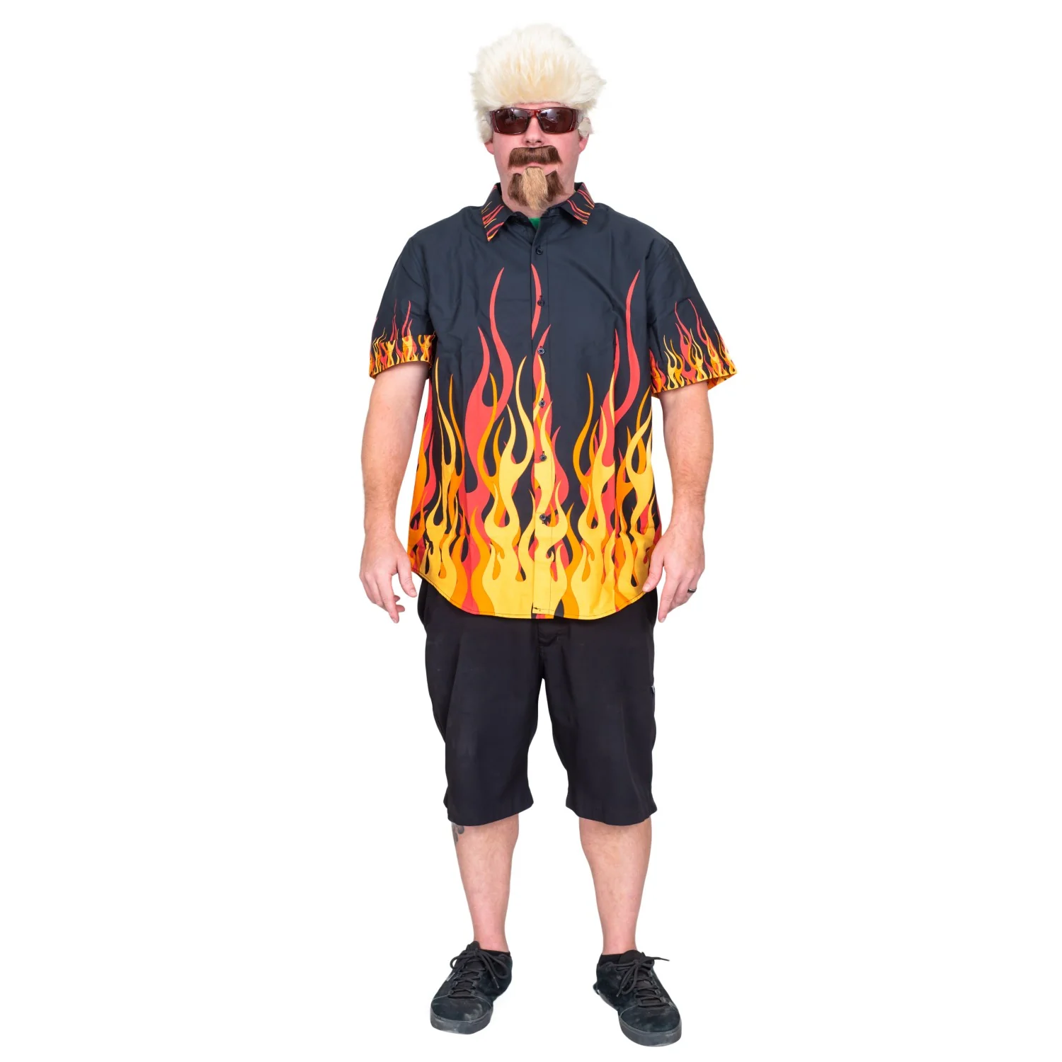 Famous TV Chef Personality "Guy" Food TV Show Deluxe Halloween Cosplay Costume Set - Image 9