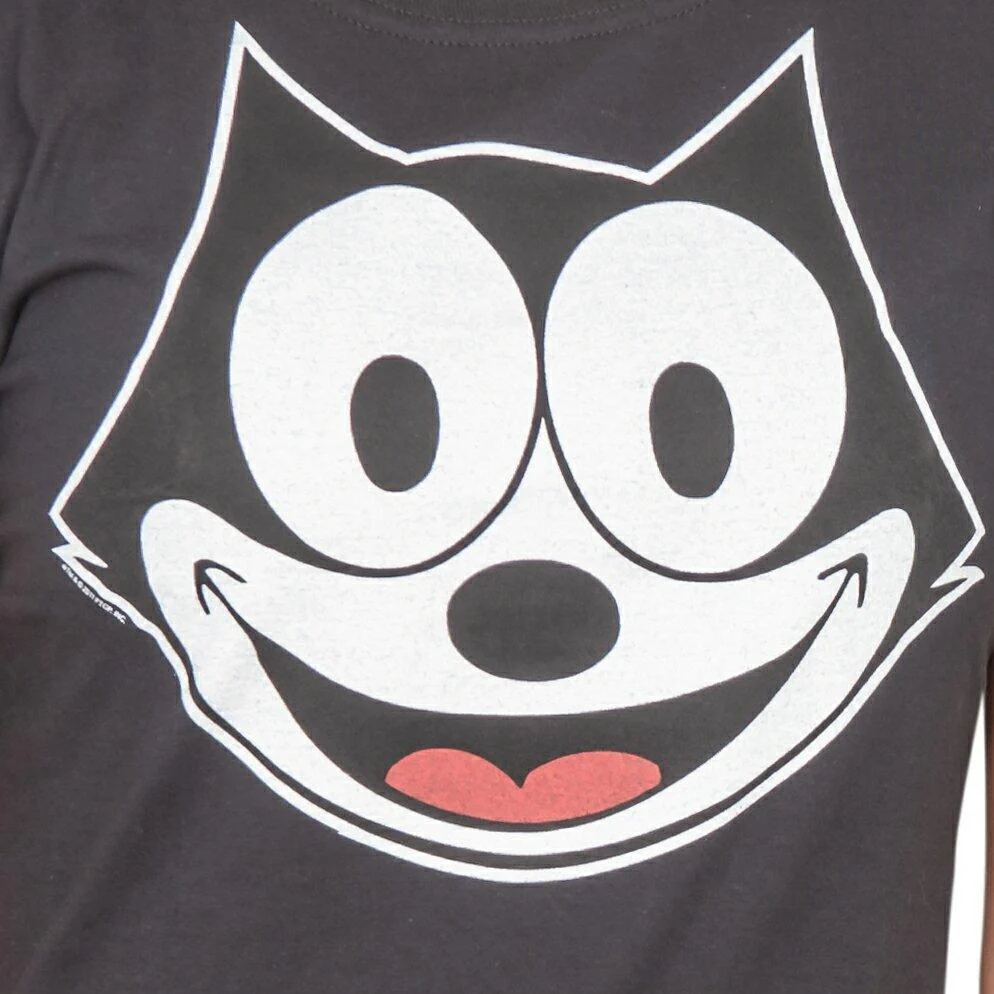 Felix the Cat Face Outline T-shirt - Image 4